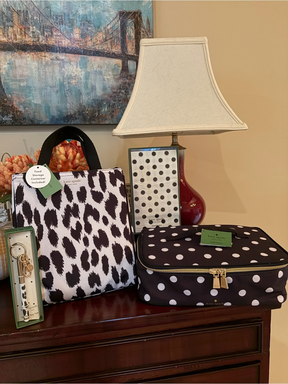 NWT kate spade insulated lunch bag bundle choose one